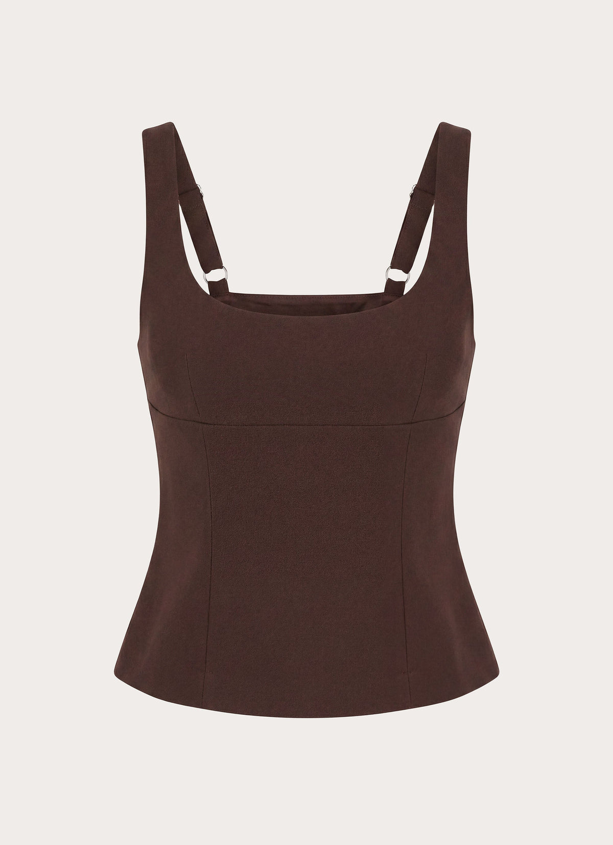 Autrey Suiting Top - Chocolate