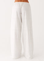 Bille Low Rise Pants - White