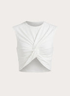 Kaleo Cropped T-Shirt - White