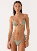Calista Bikini Bottoms - Sea Salt Stripe