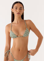 Calista Bikini Top - Sea Salt Stripe