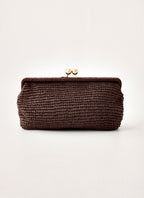 Gia Clutch Bag - Brown