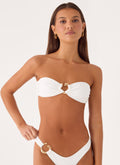 House Party Bikini Top - White