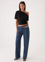 Hugh Denim Jeans - Dark Indigo