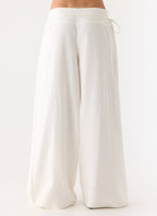Isobel Linen Pants - White