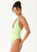 Mattia One Piece Swimsuit - Lime