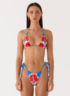 Mommae Halter Bikini Top - Twilight Petal
