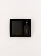 Passport Holder & Luggage Tag Set - Black