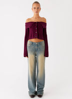 San Diego Straight Leg Denim Jeans - Blue Wash
